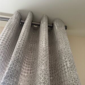 Blackout Gray Patterned Curtain 4. Still sell in store for 204 a panel